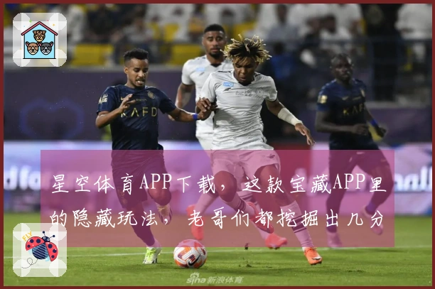 星空体育APP下载，这款宝藏APP里的隐藏玩法，老哥们都挖掘出几分真谛了？