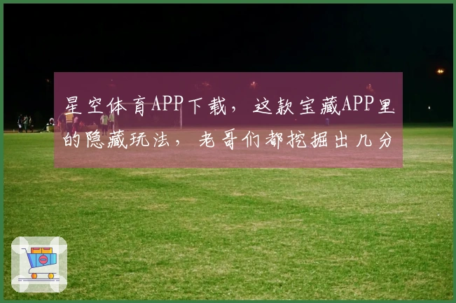 星空体育APP下载，这款宝藏APP里的隐藏玩法，老哥们都挖掘出几分真谛了？